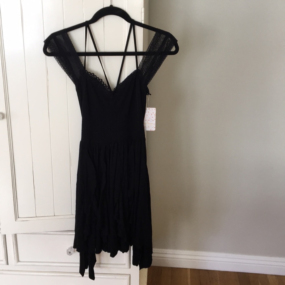 Free People dress SZ S black